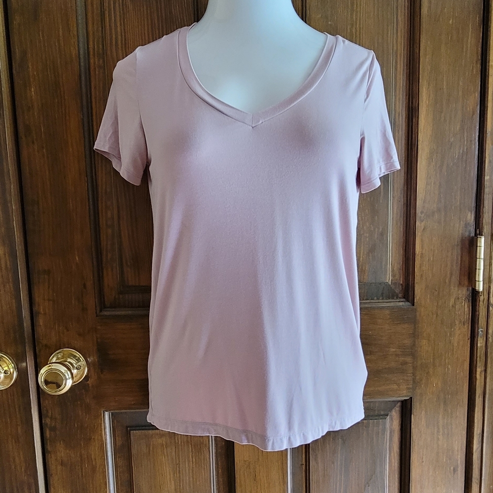 Express Mauve Easy Ultra Soft Jersey Sz S P2P 18 L 18
